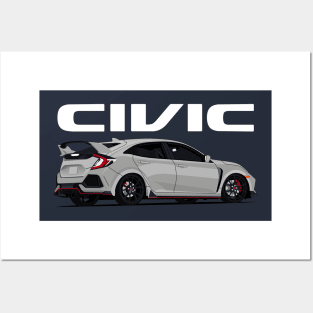 Civic Type R New generation cars Posters and Art